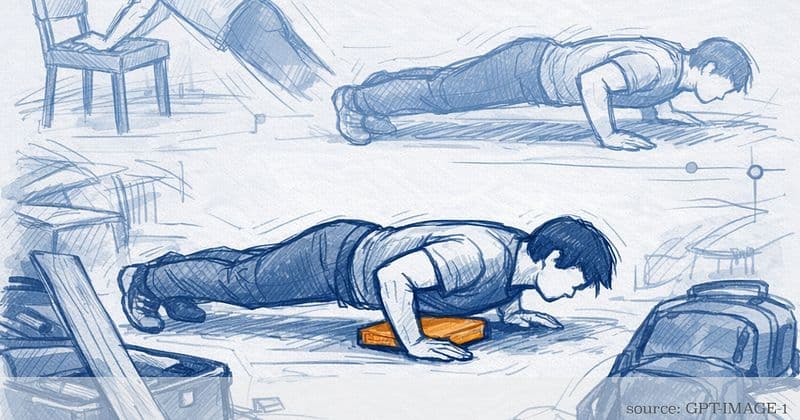 Keep your home workout honest when the room keeps changing