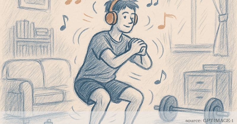 How music turns a tiny apartment into a personal gym